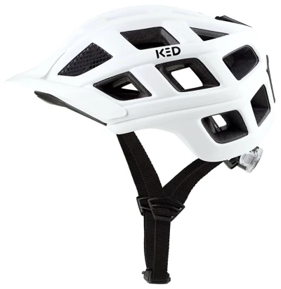 KED Crom bílá matná XL 60-65 cm cyklistická přilba