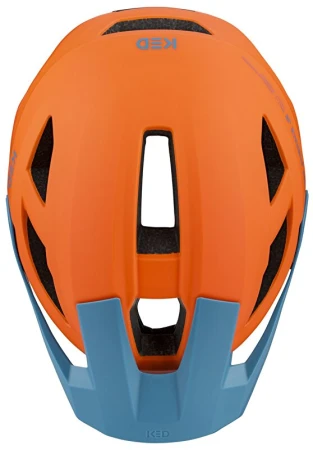 KED Embrace Jr. Petrol Orange Matt S/M 52-58 cm dětská cyklistická přilba