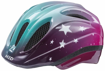 KED Meggy II Trend Stars Pink Aqua M (52-58 cm) dětská cyklistická přilba