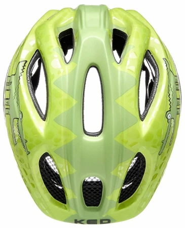 KED Meggy II Trend Green Croco S 46-51 cm cyklistická přilba