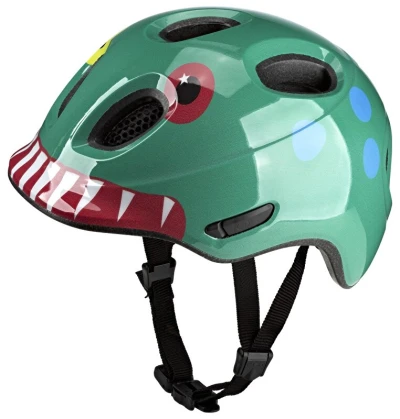 KED Meggy Spark Monster Mood Green M 50-55 cm dětská cyklistická přilba