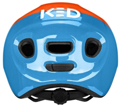 KED Meggy Spark Dotty Skyblue Orange S 45-50 cm dětská cyklistická přilba