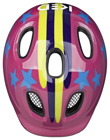 KED Meggy Spark Stellar Stripes Pink S 45-50 cm dětská cyklistická přilba