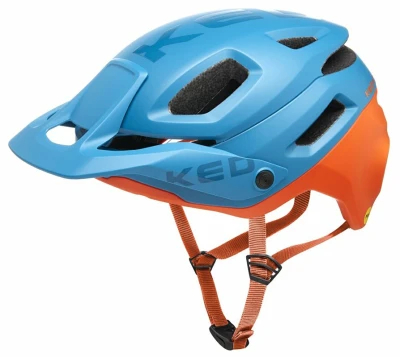 KED Pector MIPS petrolejová oranžová matná M 52-58 cm cyklistická přilba