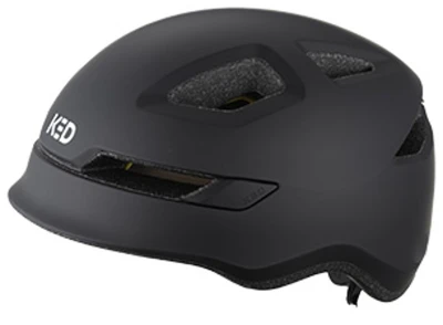 KED Pop Black Matt M 52-56 cm dětská cyklistická přilba