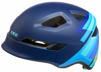KED Pop Mips modrá S 48-52 cm dětská cyklistická přilba