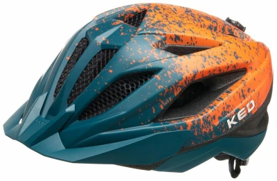 KED Street Junior Pro Arcadia Green Orange Matt M 53-58 cm dětská cyklistická přilba