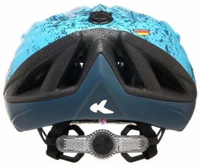 KED Street Junior Pro Deep Blue Cyan Matt M 53-58 cm dětská cyklistická přilba