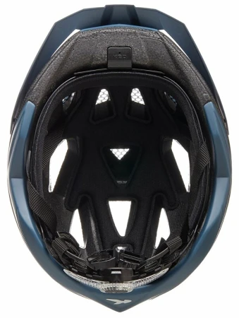 KED Street Junior Pro Deep Blue Cyan Matt M 53-58 cm dětská cyklistická přilba