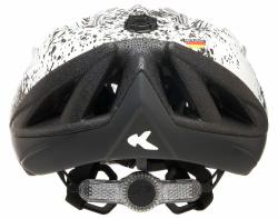 Ked Street Junior Pro black white matt juniorská cyklistická přilba