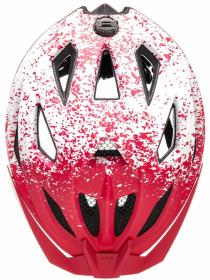 Ked Street Junior Pro pink white matt juniorská cyklistická přilba