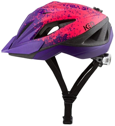 KED Street Junior Pro Violet Pink Matt juniorská cyklistická přilba
