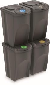 Keden Koš na tříděný odpad 4x35l PH ŠE