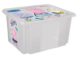 Keeeper Box úložný PRASÁTKO PEPPA 55,5x40x30cm,45l,s víkem PH Keeeper Box úložný PRASÁTKO PEPPA 55,5x40x30cm,45l,s víkem PH