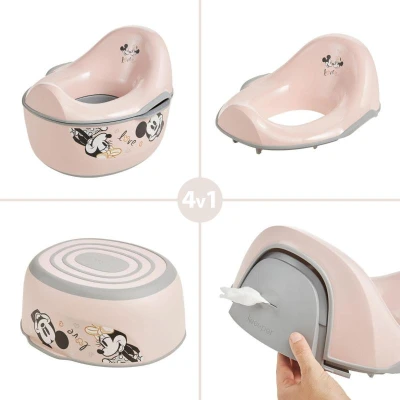 Keeeper Dětský nočník 4v1 "Minnie" Růžová Keeeper Dětský nočník 4v1 "Minnie" Růžová