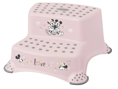 Keeeper Dvojstupínek k WC/umyvadlu Minnie růžový