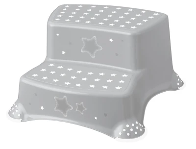 Keeeper Dvojstupínek k WC/umyvadlu Stars šedý