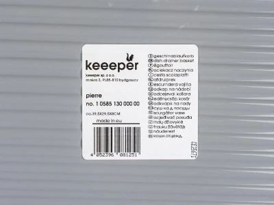 KEEEPER Odkapávač na nádobí 39,5x29,5cm s podnosem PH ŠE
