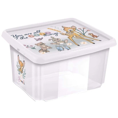 Keeeper Úložný box s víkem 30l Bambi Transparent