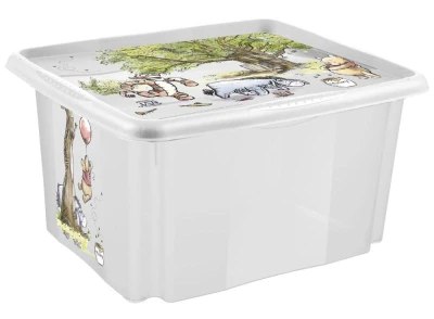 Keeeper Úložný box s víkem velký Winnie Transparent II