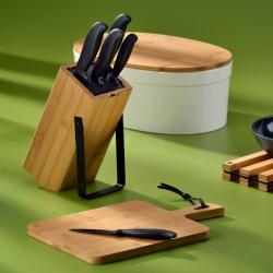 Kela Blok na nože Kiril černý 24,0x11,0x21,0cm