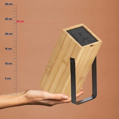 Kela Blok na nože Kiril černý 24,0x11,0x21,0cm