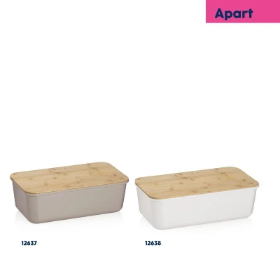 Kela Chlebník Apart plast svetlo šedý