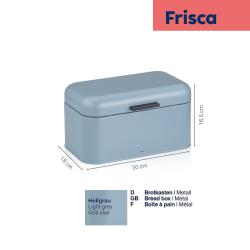 Kela Chlebník FRISCO kov modrý 30 x 18 x 16,5 cm