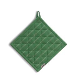 Kela Podložka pod hrnec Cora 100% bavlna světle zelené/zelené pruhy 20,0x20,0cm