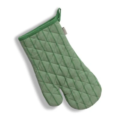 Kela Chňapka rukavice do trouby Cora 100% bavlna světle zelené/zelené pruhy 31,0x18,0cm