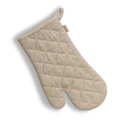Kela Chňapka rukavice do trouby Puro 55% bavlna/45% len přírodní 31,0x18,0cm