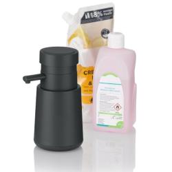 Kela Dávkovač mýdla a desinfekce AURIE 450 ml antracit