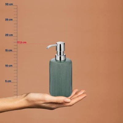 Kela Dávkovač mýdla Ava keramika zelená 350 ml