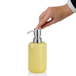 Kela Dávkovač mýdla Ava keramika žlutá 17,5cm 7,5cm 350,0 ml