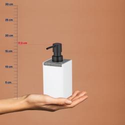 Kela Dávkovač mýdla Cube polyresin bílá 300 ml