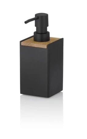 Kela Dávkovač mýdla Cube polyresin černá 300 ml Kela Dávkovač mýdla Cube polyresin černá 300 ml