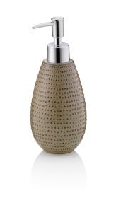 Kela Dávkovač mýdla Dots keramika moka 350 ml