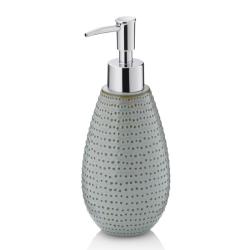 Kela Dávkovač mýdla Dots keramika šedohnědá 350 ml
