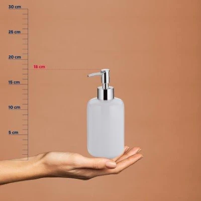 Kela Dávkovač mydla Isabella keramický list zelený 18,0cm 7,5cm 400,0ml