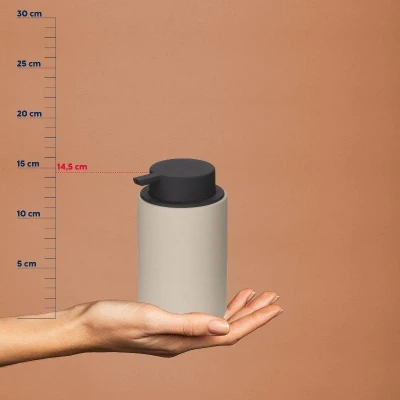 Kela Dávkovač mýdla Sana keramická béžová 14,5cm 9,0cm 300,0ml