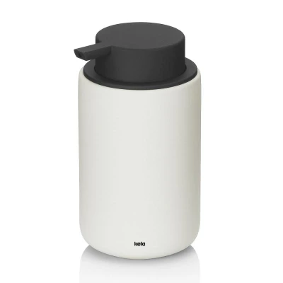 Kela Dávkovač mýdla Sana keramický 300 ml bílá