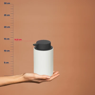 Kela Dávkovač mýdla Sana keramický 300 ml bílá