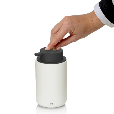 Kela Dávkovač mýdla Sana keramický 300 ml bílá