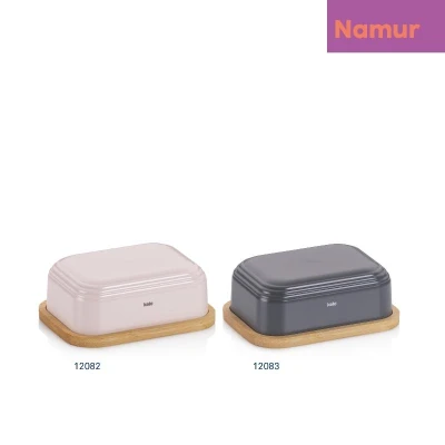 Kela Dóza na máslo Namur PS plast tmavě šedá 15,5x11,5x6,0cm
