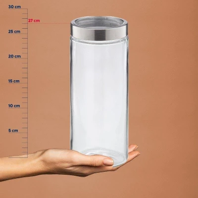 Kela Dóza na potraviny Kara sklo transparentní 27 x 11 cm 2,1 l