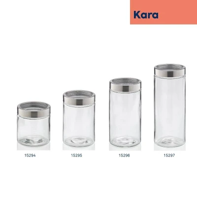 Kela Dóza na potraviny Kara sklo transparentní 27 x 11 cm 2,1 l