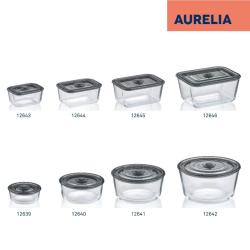 Kela Dóza na potraviny skladovací Aurelia sklo 11,5cm 22,0cm 2,2l