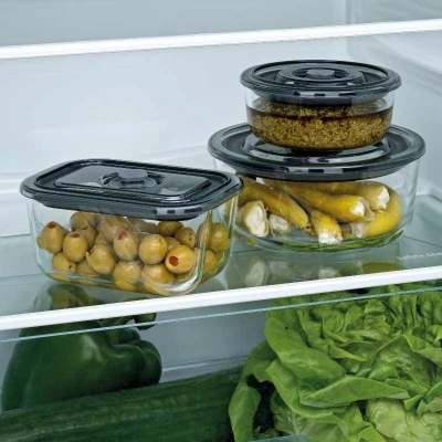 Kela Dóza na potraviny skladovací Aurelia sklo 24,0x18,0x11,0cm 2,5l
