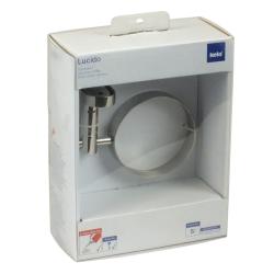 Kela Držák fénu LUCIDO ušlechtilá ocel O9cm x 14cm, úchyt 6cmx11cm
