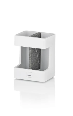Kela Držák na zubní kartáčky Cube polyresin bílá